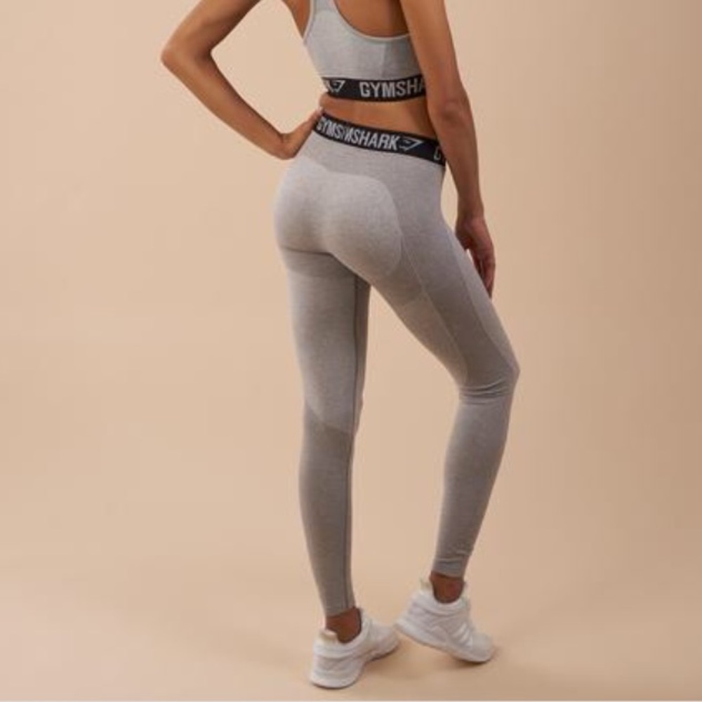 Gymshark Gray and Black Leggings Size Small